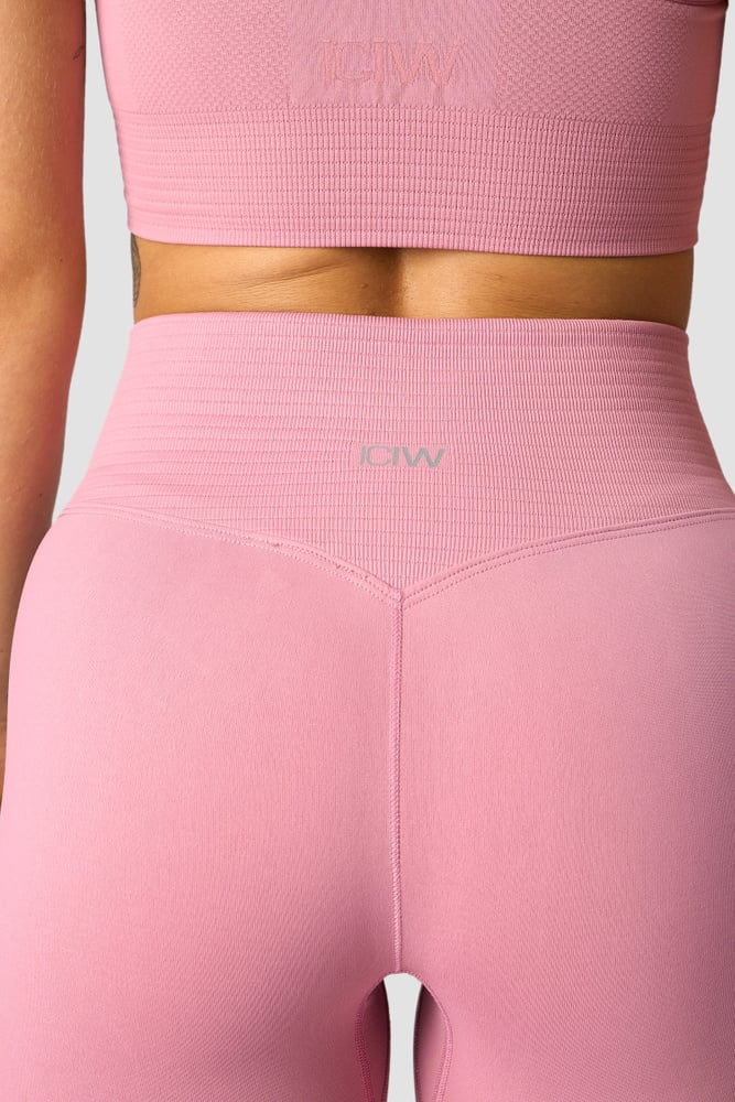 define seamless v-shape tights dusty pink